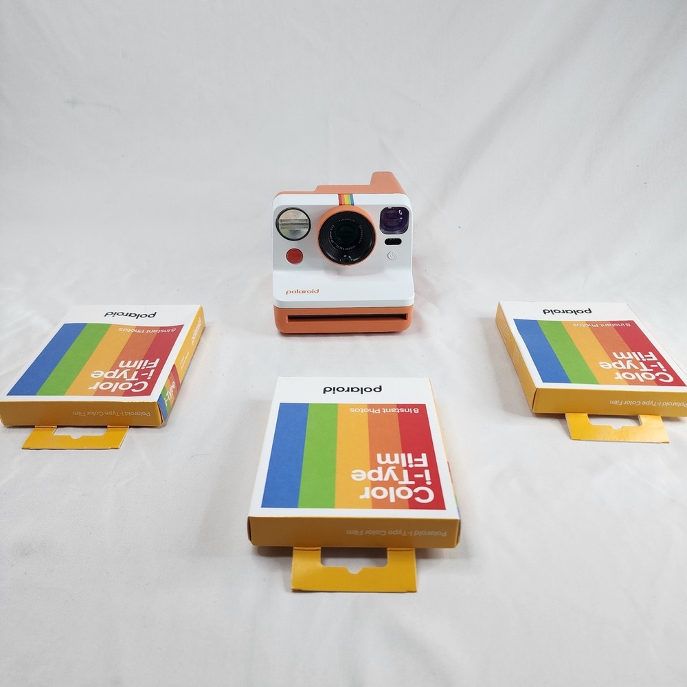 Polaroid Now Generation 3 Instant Camera (Orange) with Film Bundle - Picture 2 of 8